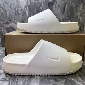 Nike Calm Slide Slides Sandals Slippers Sail FD4116-100   Men's Size 9